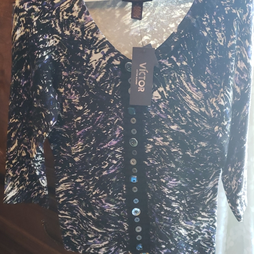 Silk, cotton sweater